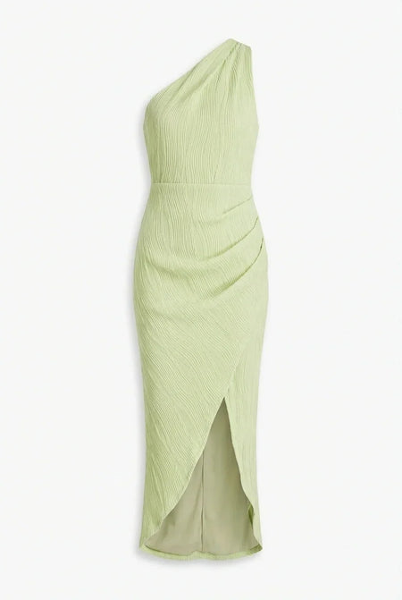 Avoria | Women’s One Shoulder Midi Dress for Weddings and Events